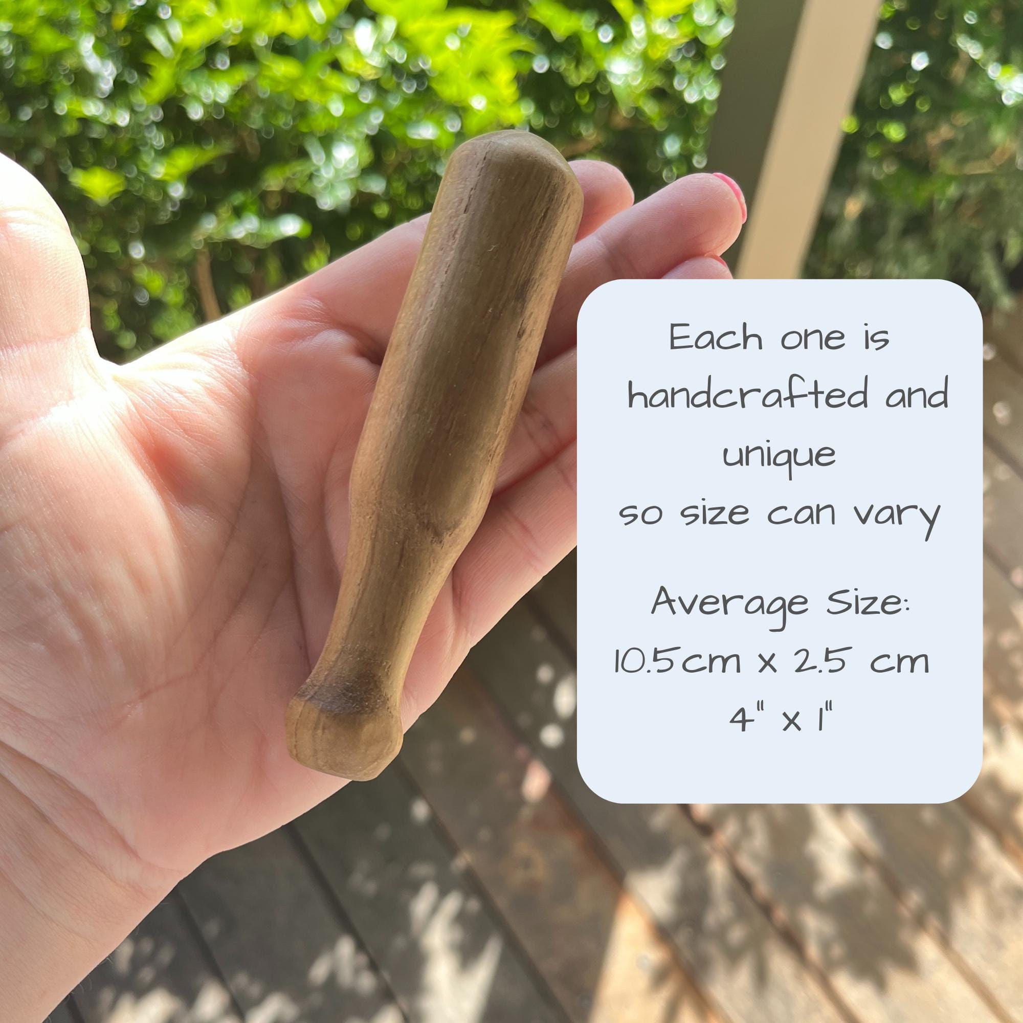 Handcrafted Teak Bowl & Muddler