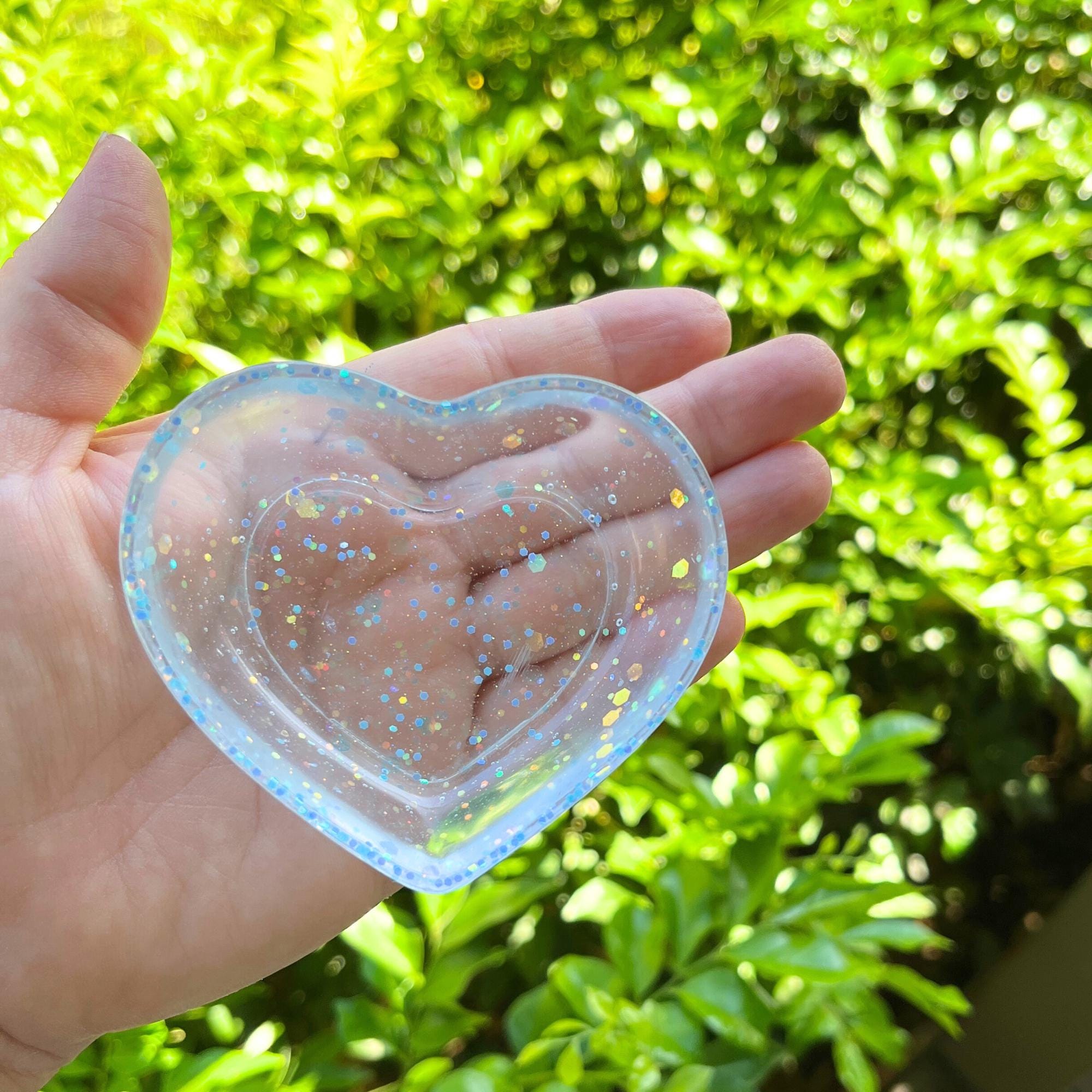 Resin Heart Dish