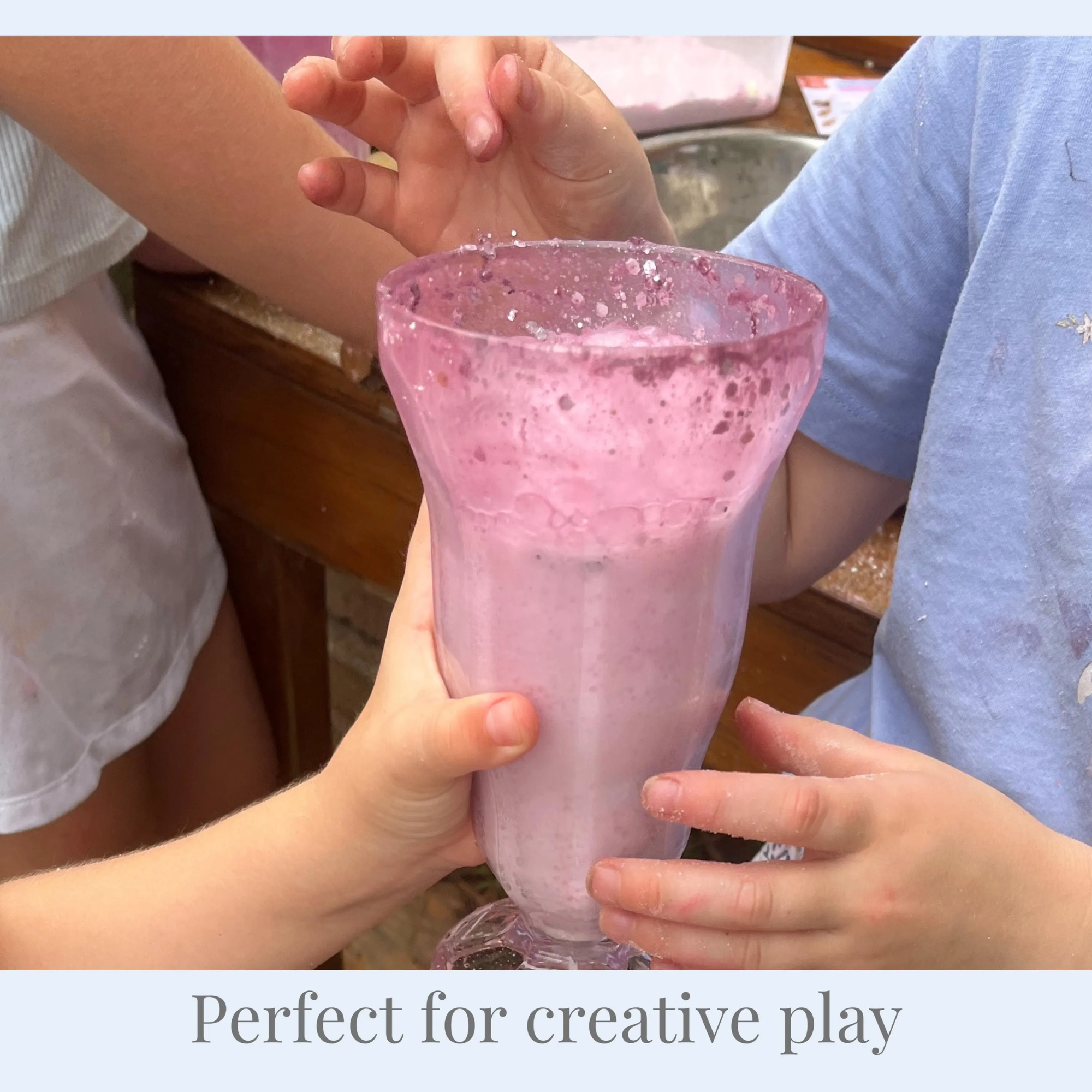 Milkshake Fizzy Play Glass