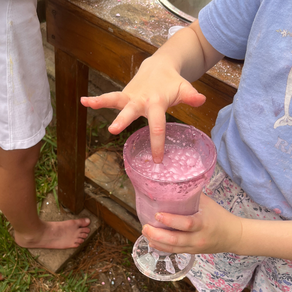 Milkshake Fizzy Play Glass