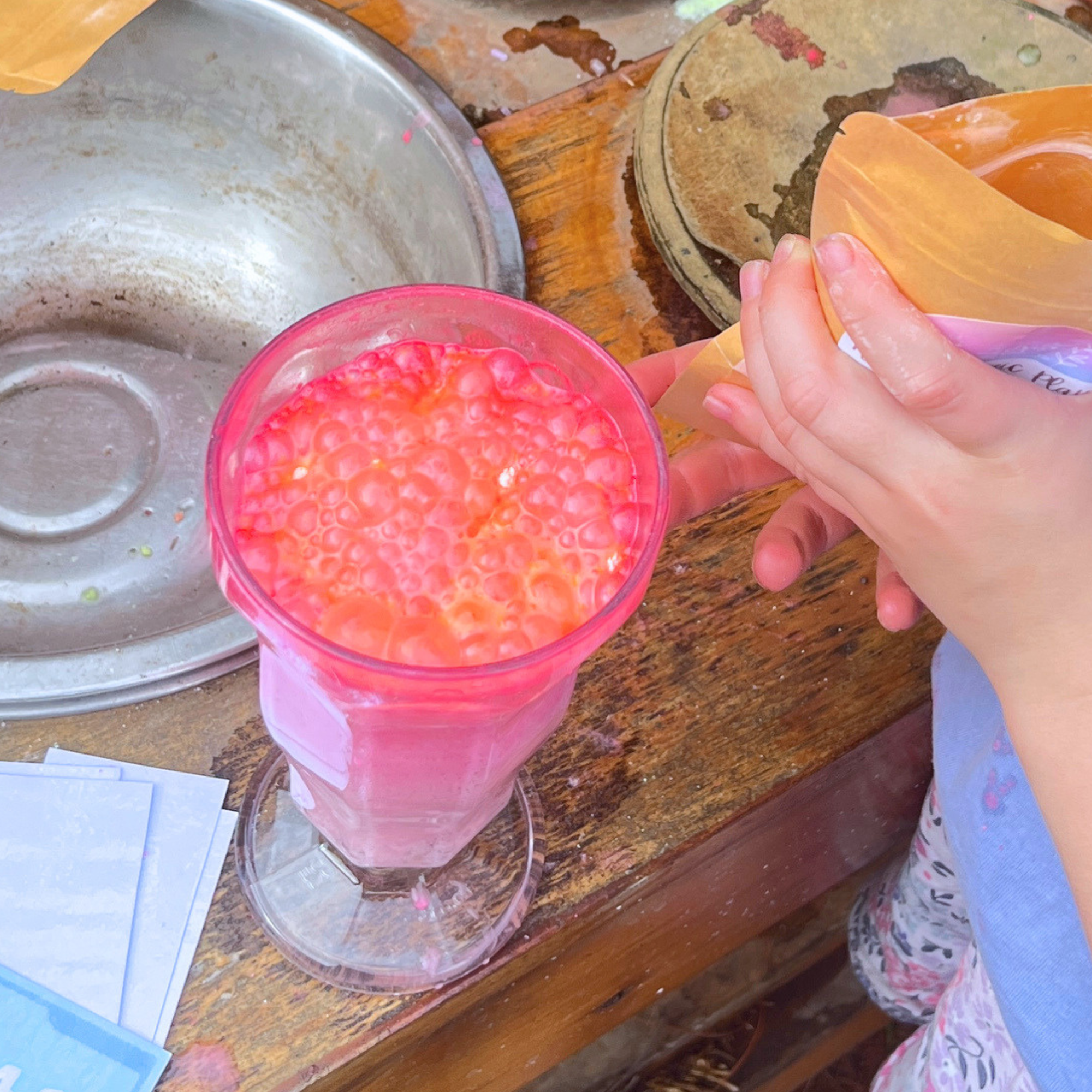 Milkshake Fizzy Play Glass