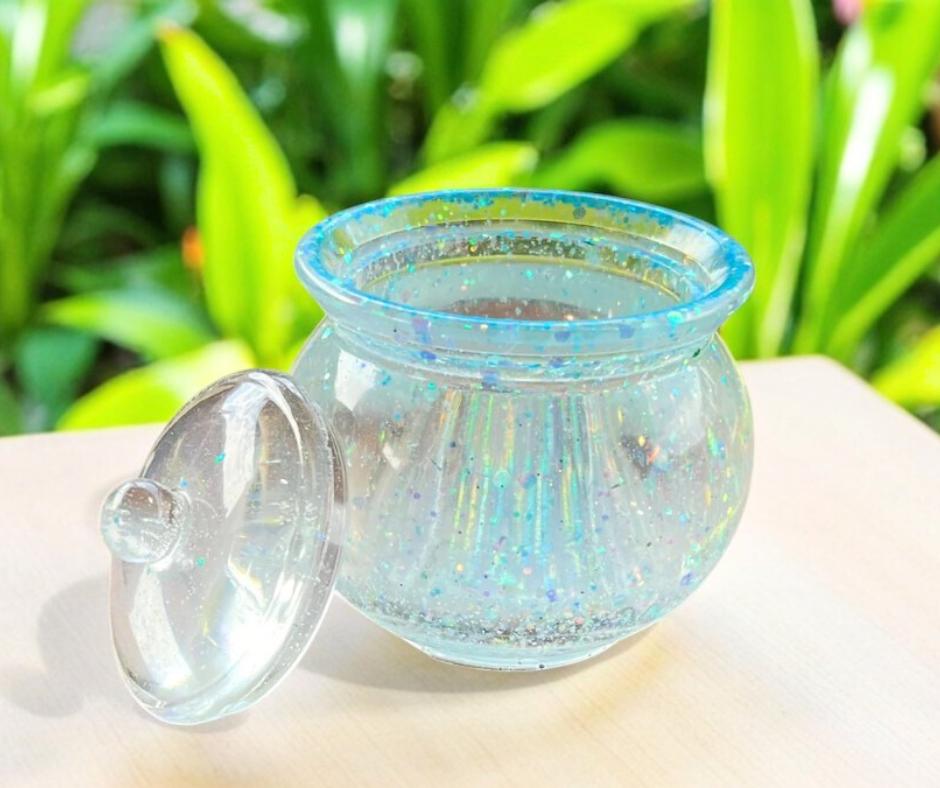 Resin Cauldron: Glow in the Dark Potion Play Sensory Bin Toy Fizzy Gift for Kids