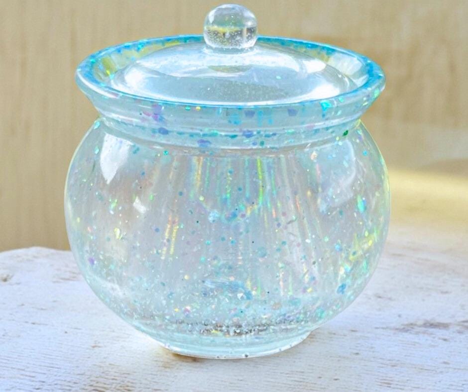Resin Cauldron: Glow in the Dark Potion Play Sensory Bin Toy Fizzy Gift for Kids