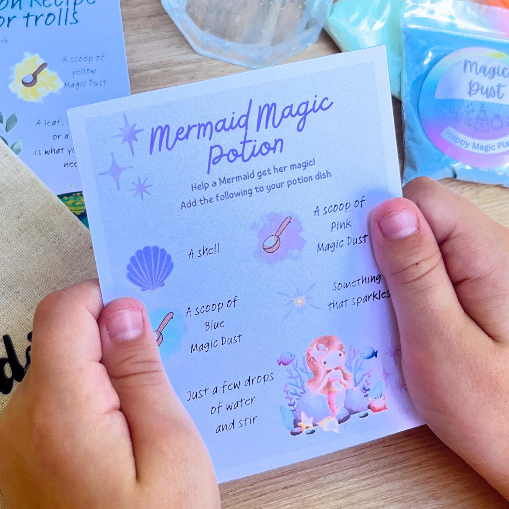 Printable Potion Recipe Cards Kids' Mud Kitchen Activity (Digital Download)