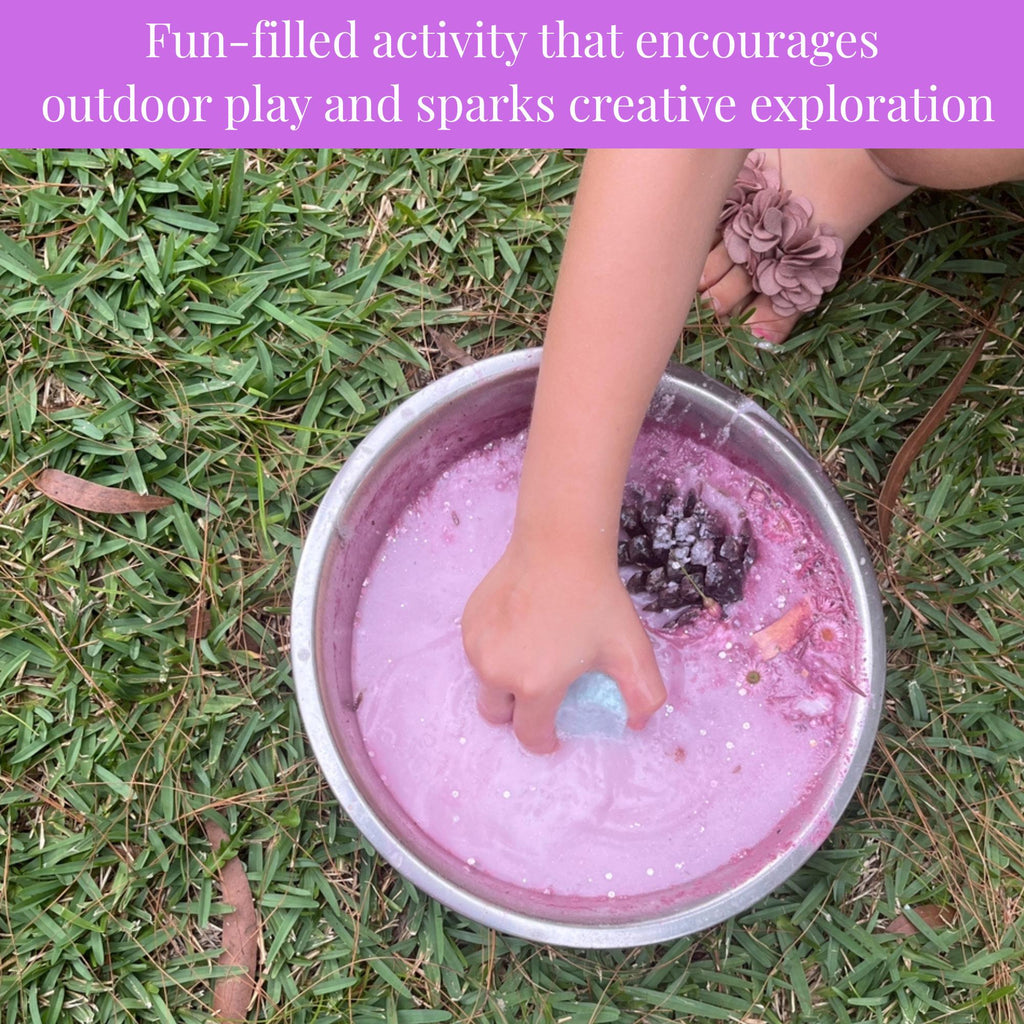 Magic Fizzy Dust Rainbow Science Kit for Sensory Bin Potion Play