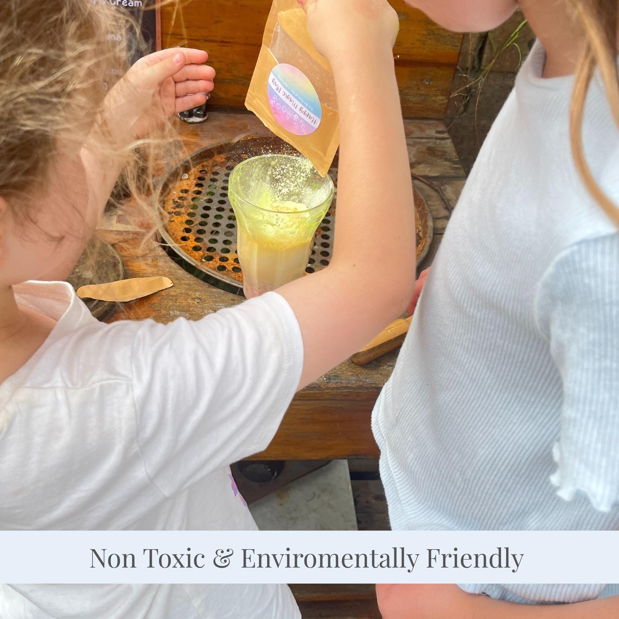 Magic Fizzy Dust Rainbow Science Kit for Sensory Bin Potion Play