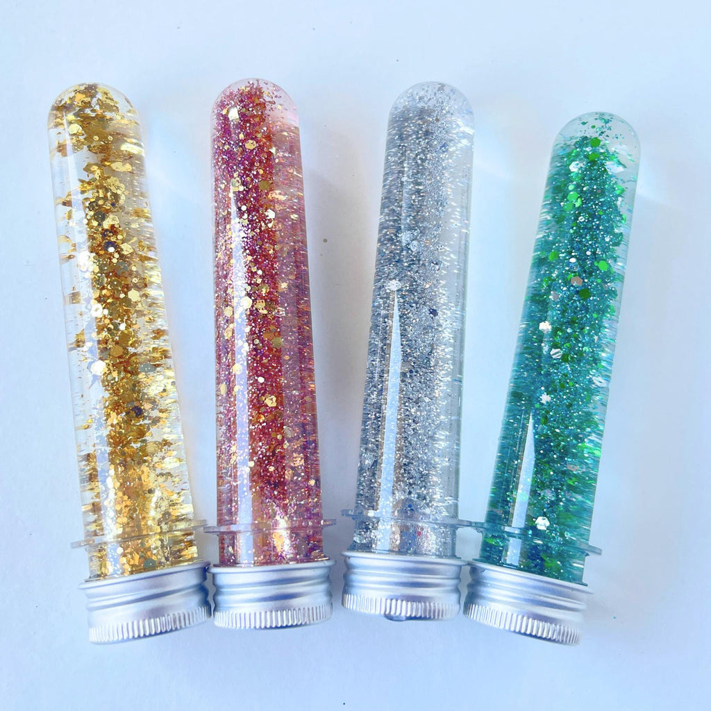 Glitter Potion Sensory Tube: Kids Science Kit Party Favour Montessori Toy