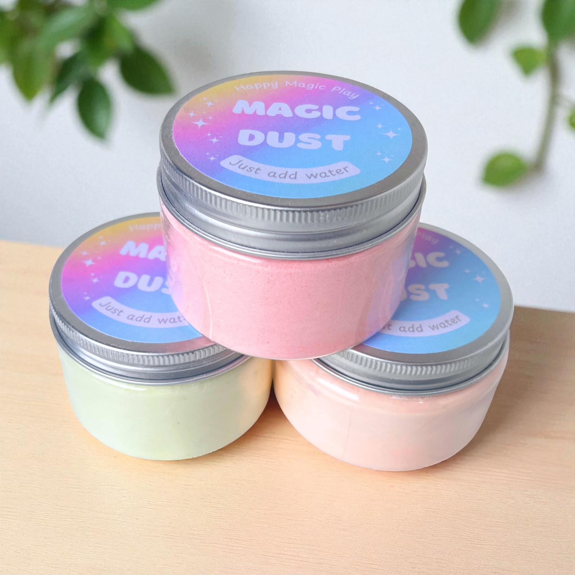 Magic Fizzy Dust Jar: Kids Sensory Bin Science Activity Gift for Kids Party Favours