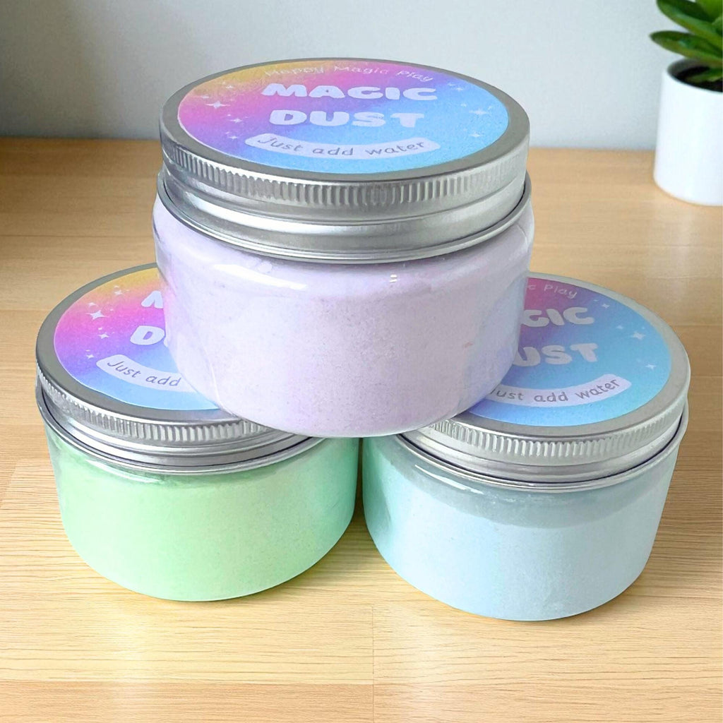 Magic Fizzy Dust Jar: Kids Sensory Bin Science Activity Gift for Kids Party Favours