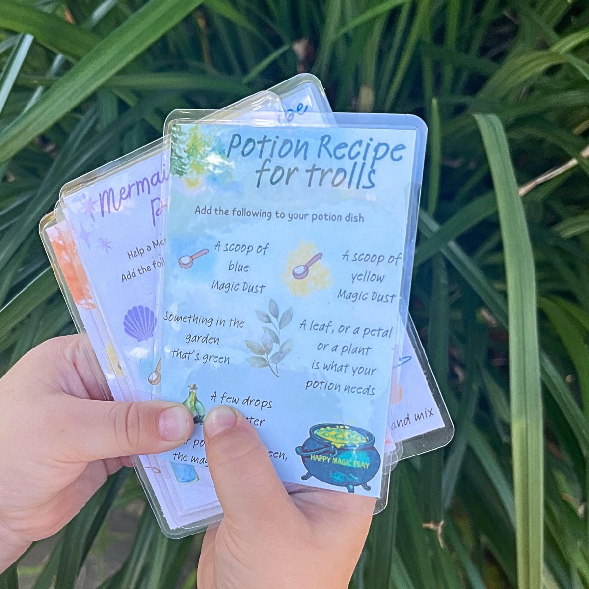 Potion Cards Kids Activity: Fizzy Sensory Play, Educational Montessori Gift