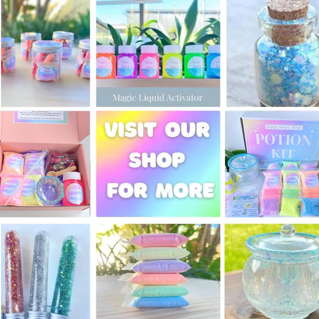Potion Party Flowers: Montessori Nature Play Fairy Gift for Kids Party Favour