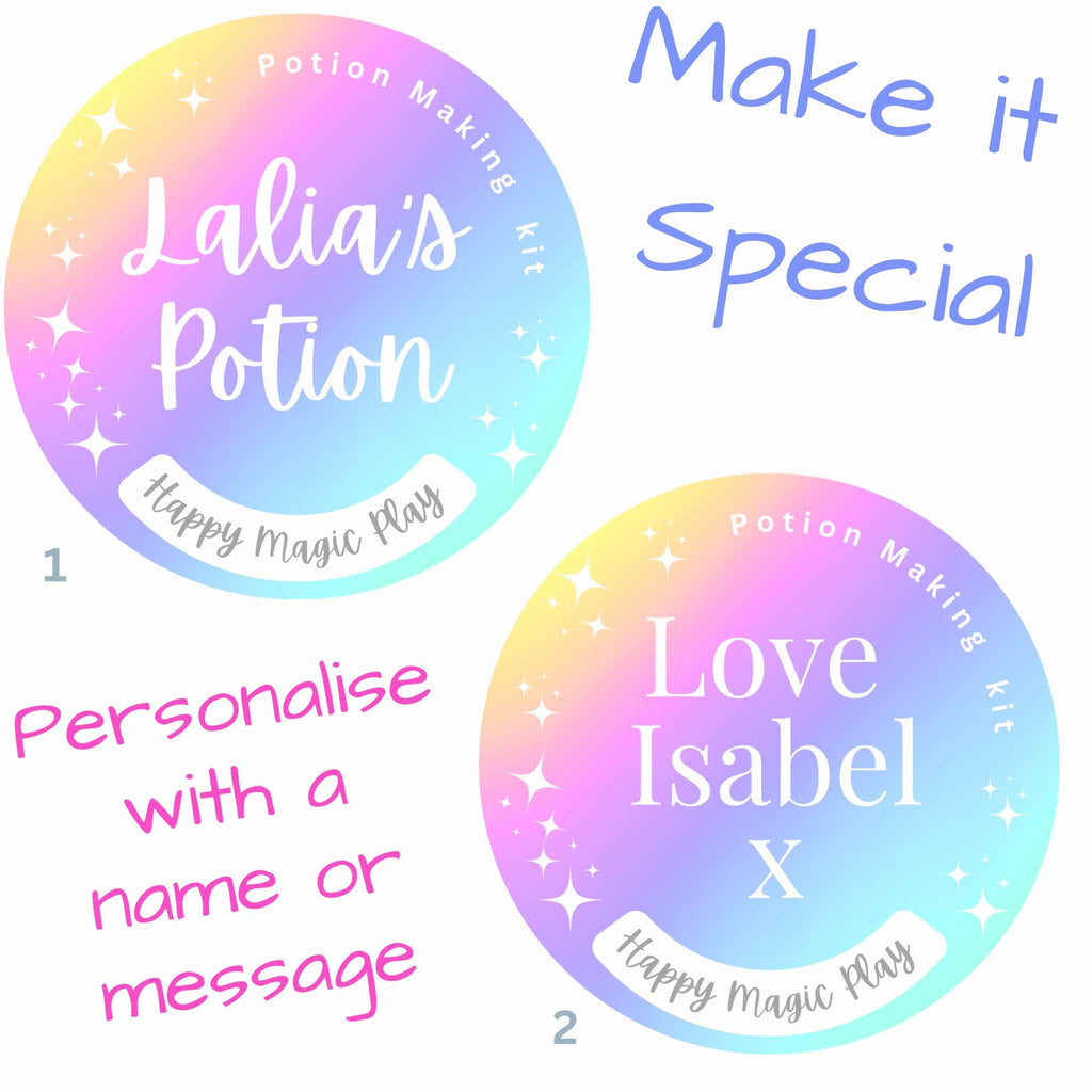 Fairy Potion Jar: Kids Potion Gift Party Favour Goodie Bag Girl