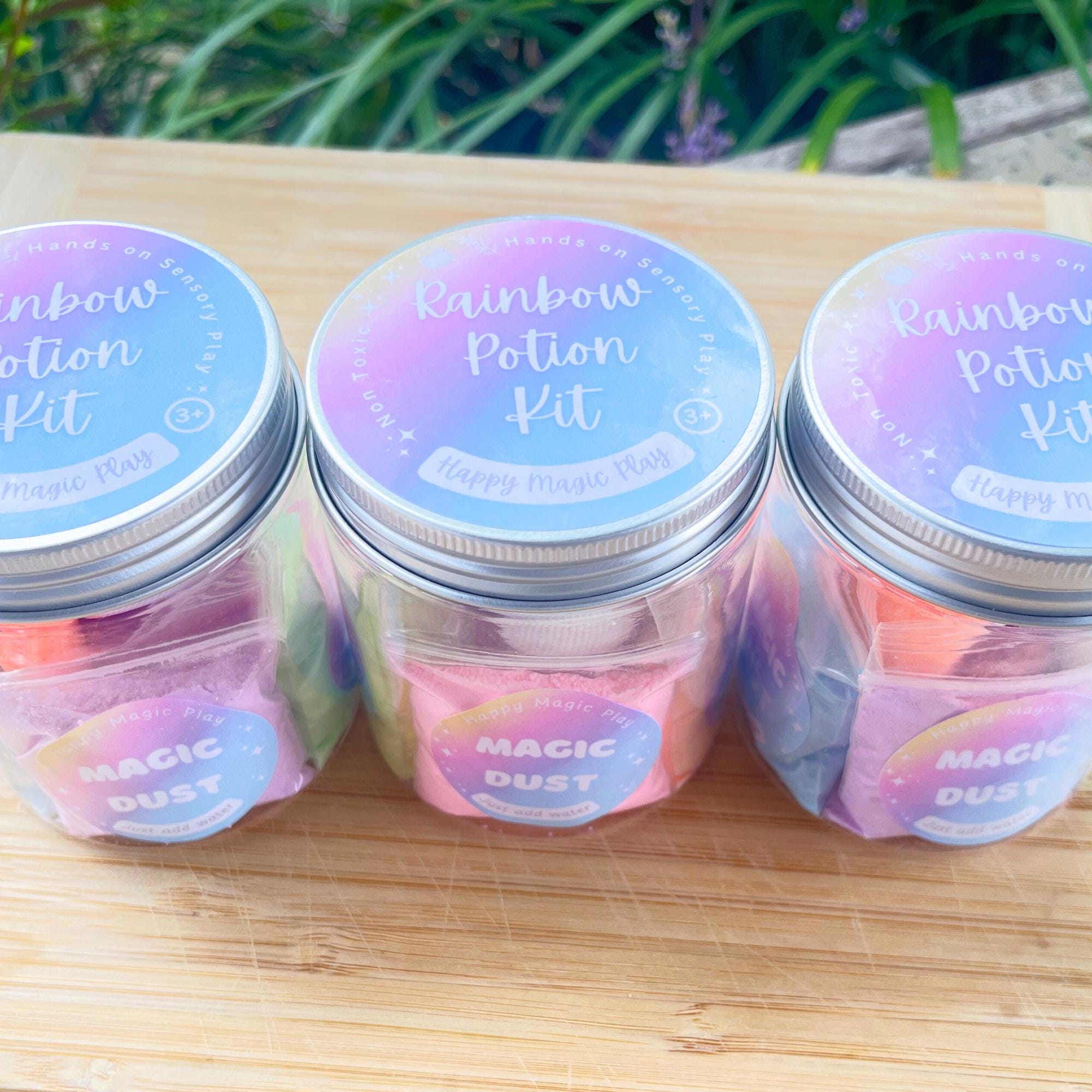 Rainbow Potion Jar Science Kit Fizzy Sensory Toy Kids Gift