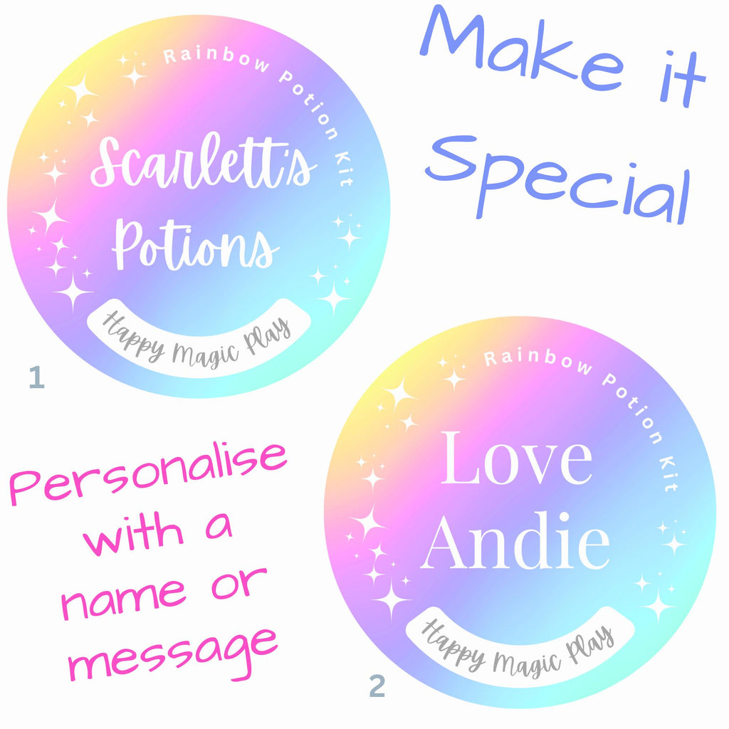 Rainbow Potion Jar Science Kit Fizzy Sensory Toy Kids Gift