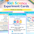 Science Potion Activity Cards Kids: Fizzy Sensory Play, Educational Montessori Gift