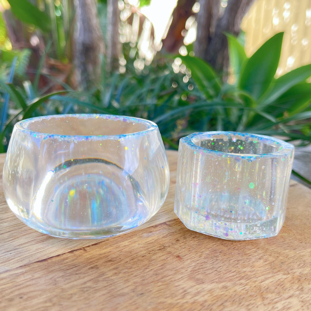 Resin Potion Pots & Cauldron Glow-in-the-Dark Glitter Sensory Play Kids Room Decor