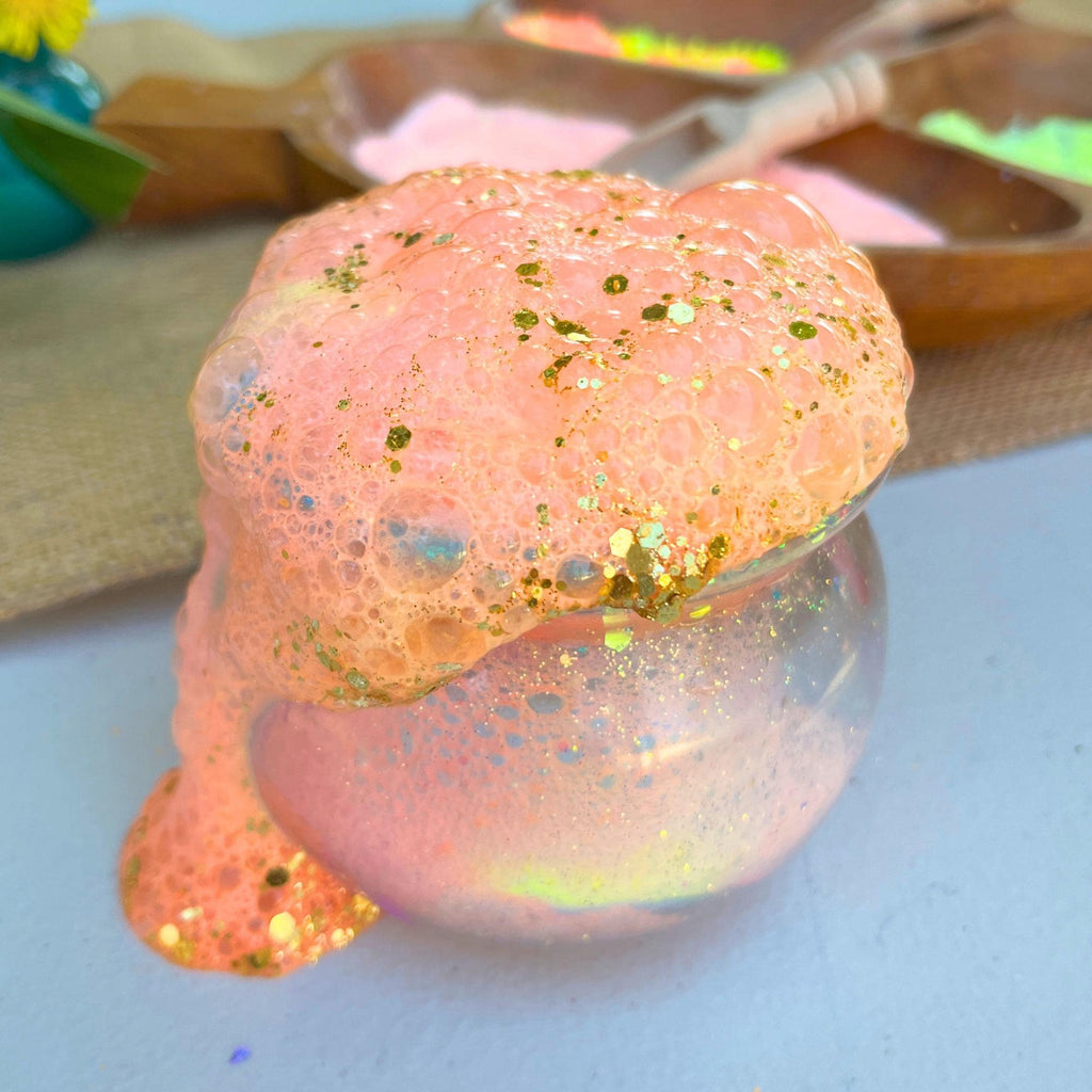Resin Potion Pots & Cauldron Glow-in-the-Dark Glitter Sensory Play Kids Room Decor