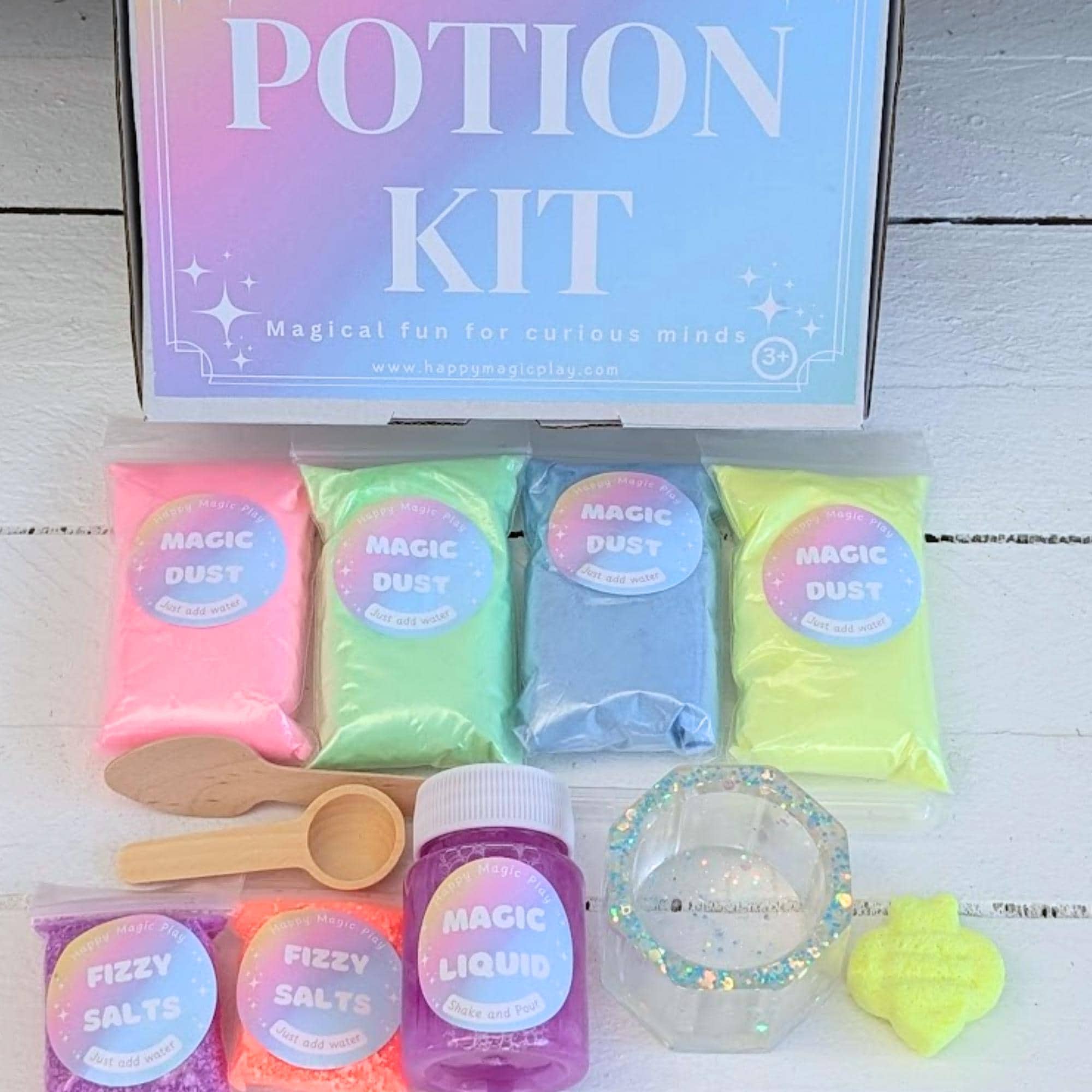 Kids Potion Gift Set: Fizzy Sensory Play Science Activity Montessori Learning
