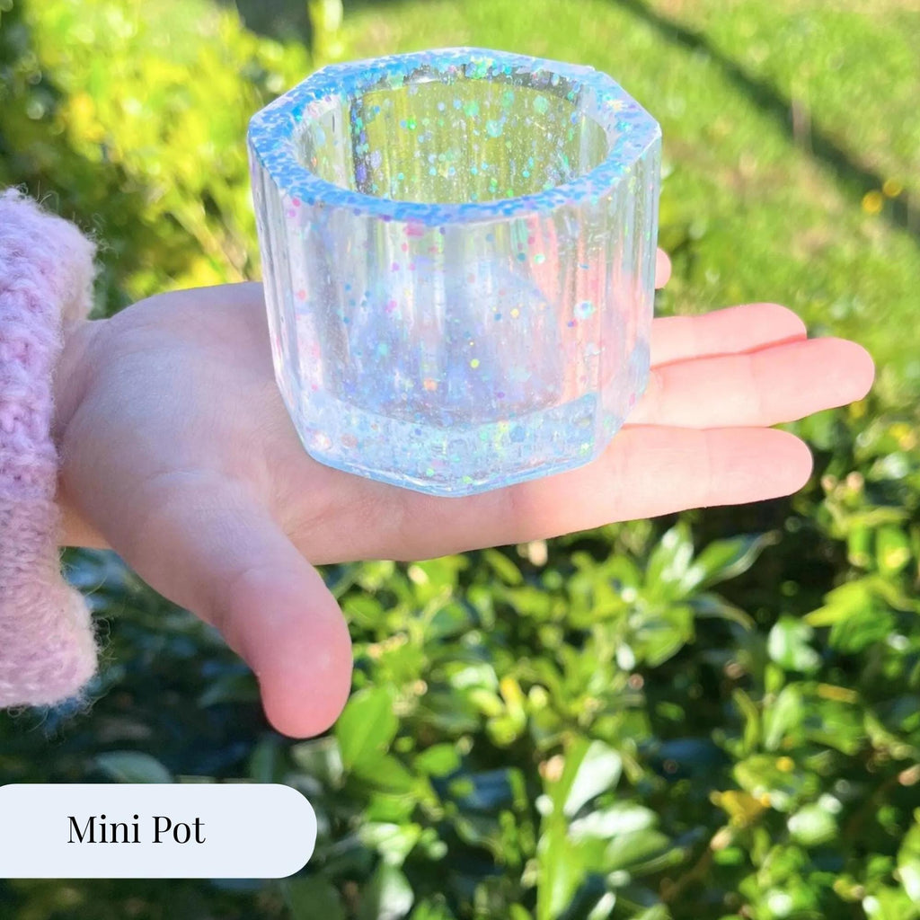 Resin Potion Pots & Cauldron Glow-in-the-Dark Glitter Sensory Play Kids Room Decor