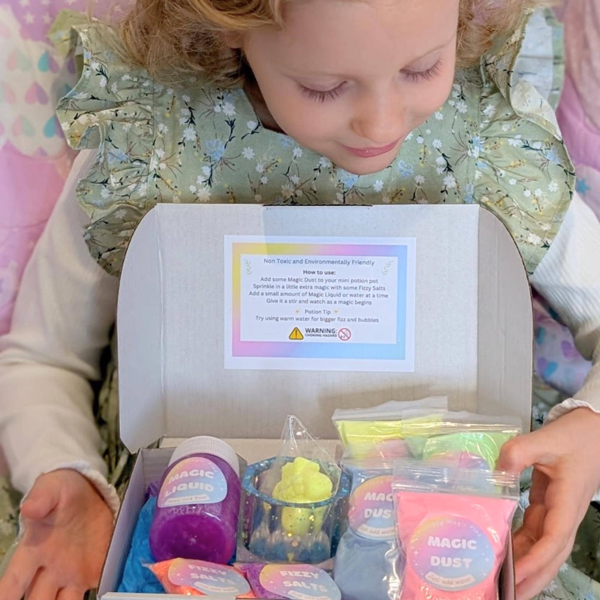 Kids Potion Gift Set: Fizzy Sensory Play Science Activity Montessori Learning
