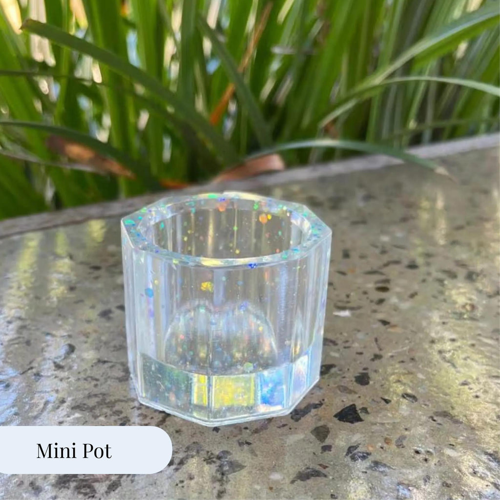 Resin Potion Pots & Cauldron Glow-in-the-Dark Glitter Sensory Play Kids Room Decor