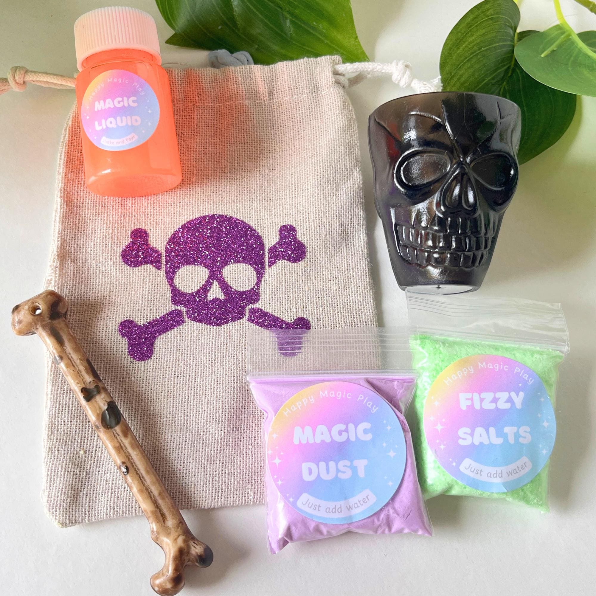 Halloween Potion Bag: Pirate Activity for Kids Fizzy Science Sensory Play