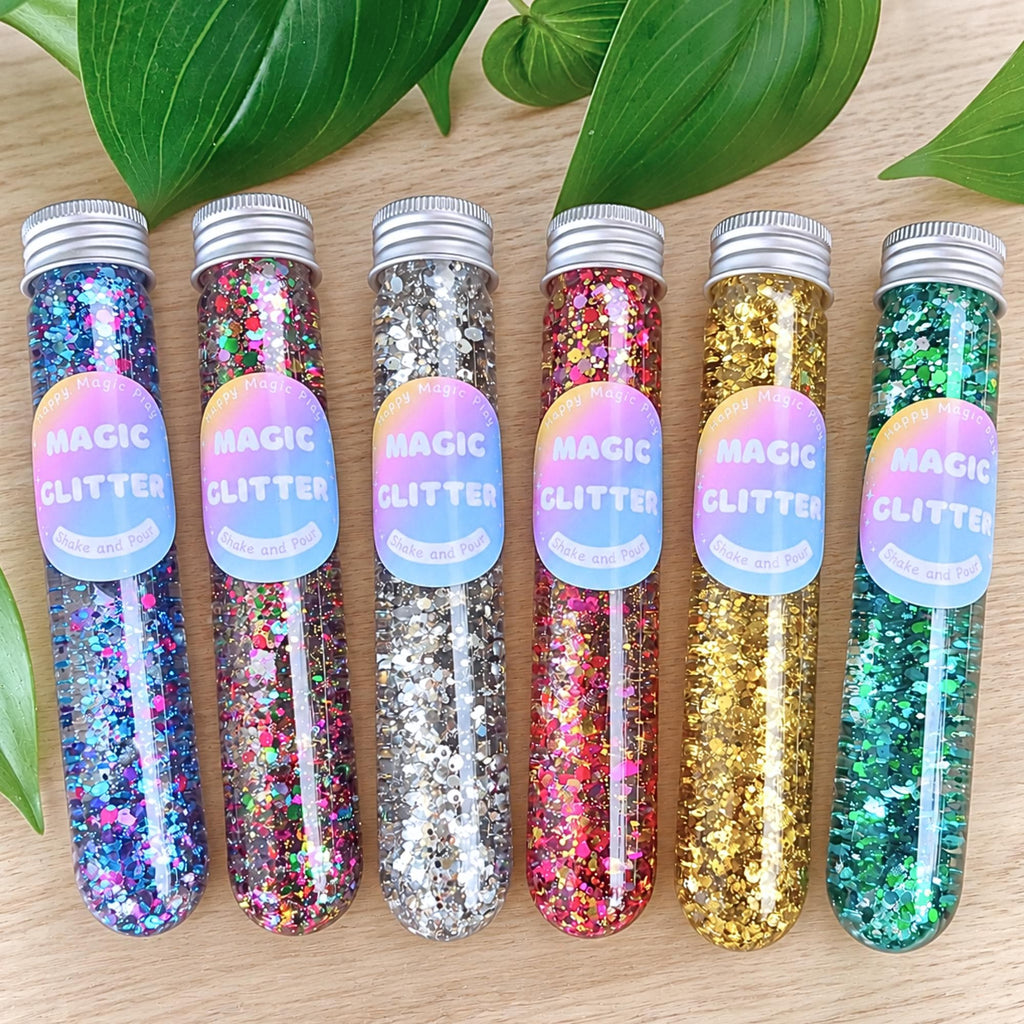 Sparkling Glitter Tube: Kids Potion Activity Party Favour Montessori Toy