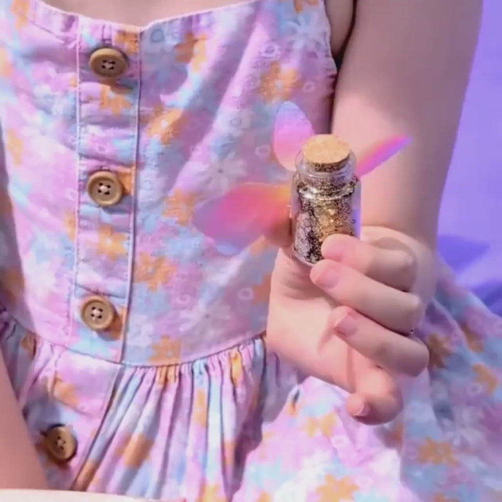 Fairy Bottle with Glitter: Potion Party Favour Tooth Fairy Gift for Kids
