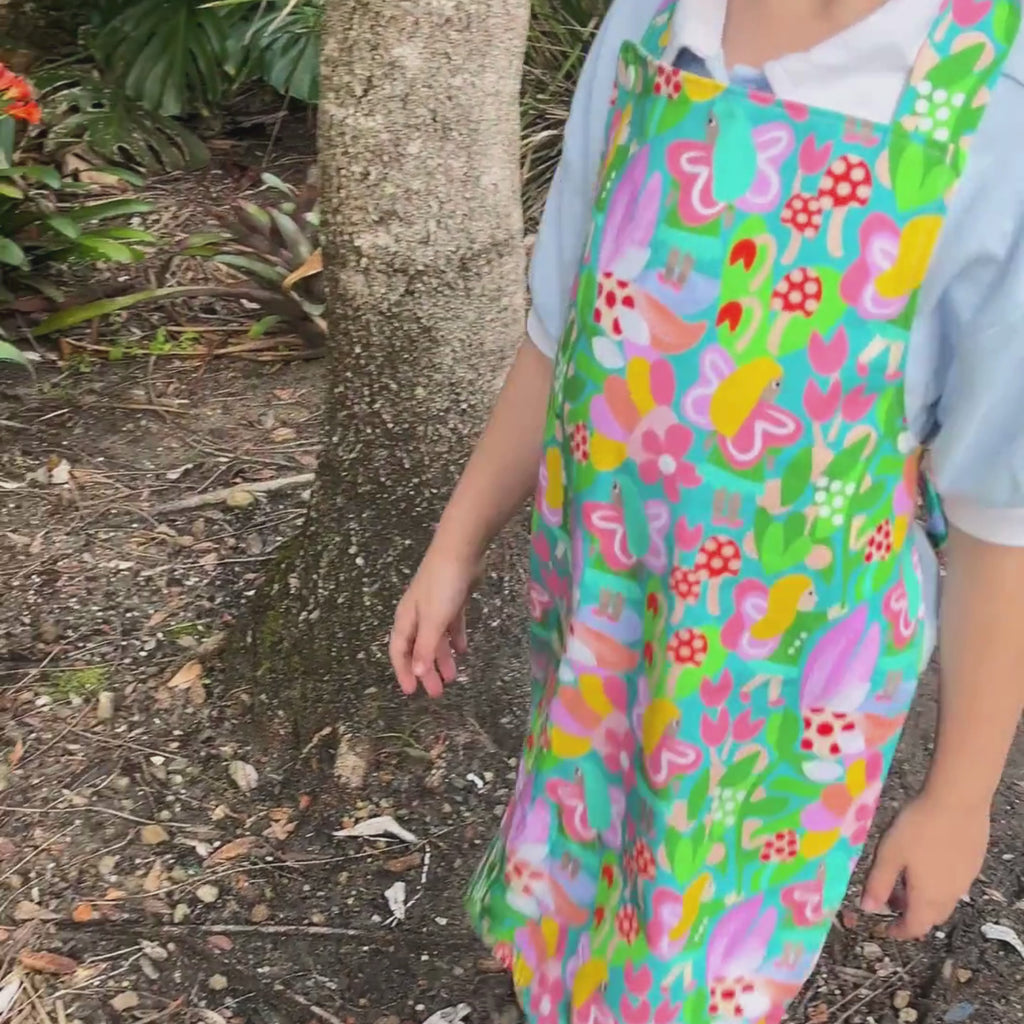 Kids Fairy Apron: Waterproof Messy Play Aprons for Children