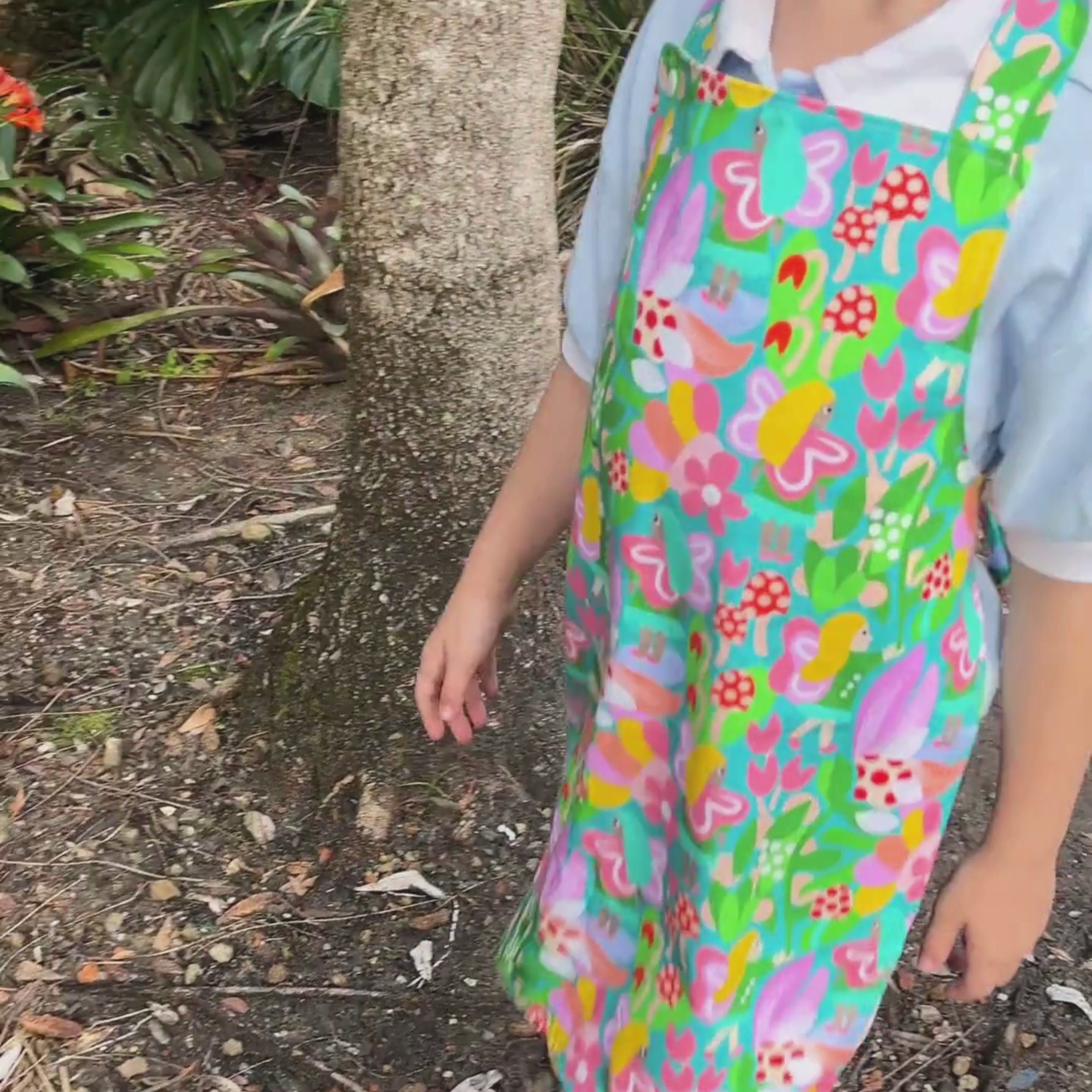 Kids Fairy Apron: Waterproof Messy Play Aprons for Children