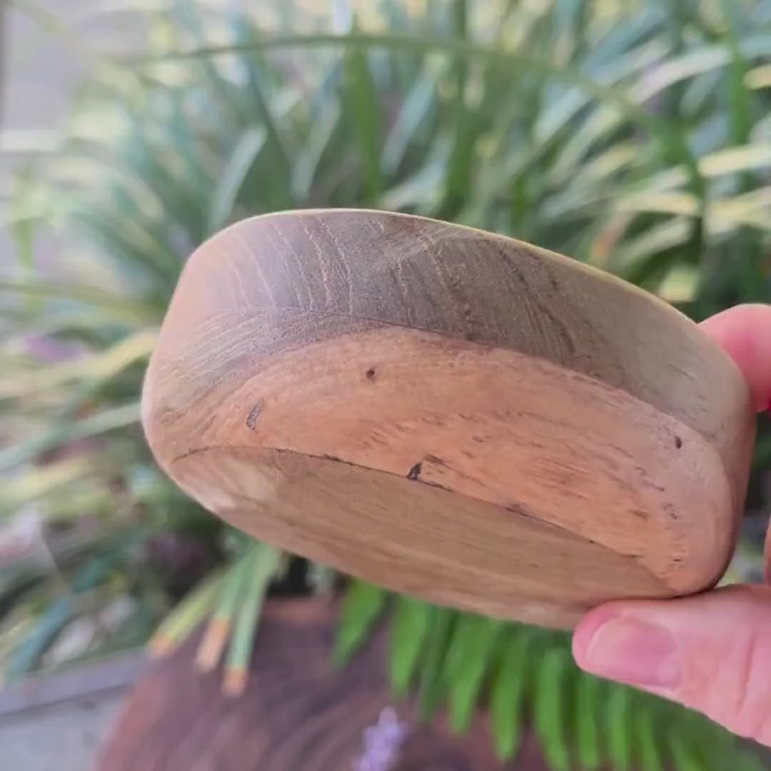 Handcrafted Teak Bowls & Muddlers: Montessori Sensory Toy Mud Kitchen Kids Potion Play